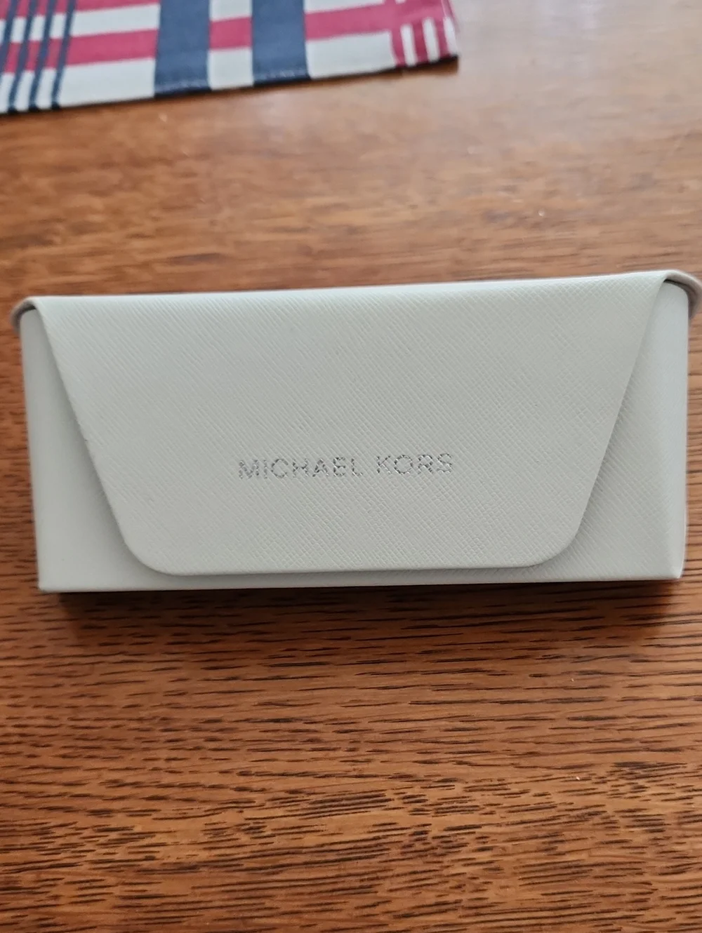 Michael Kors Eye Glass Case - Off-White